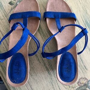 Style & Co. Royal Blue Strappy Women's Sandals